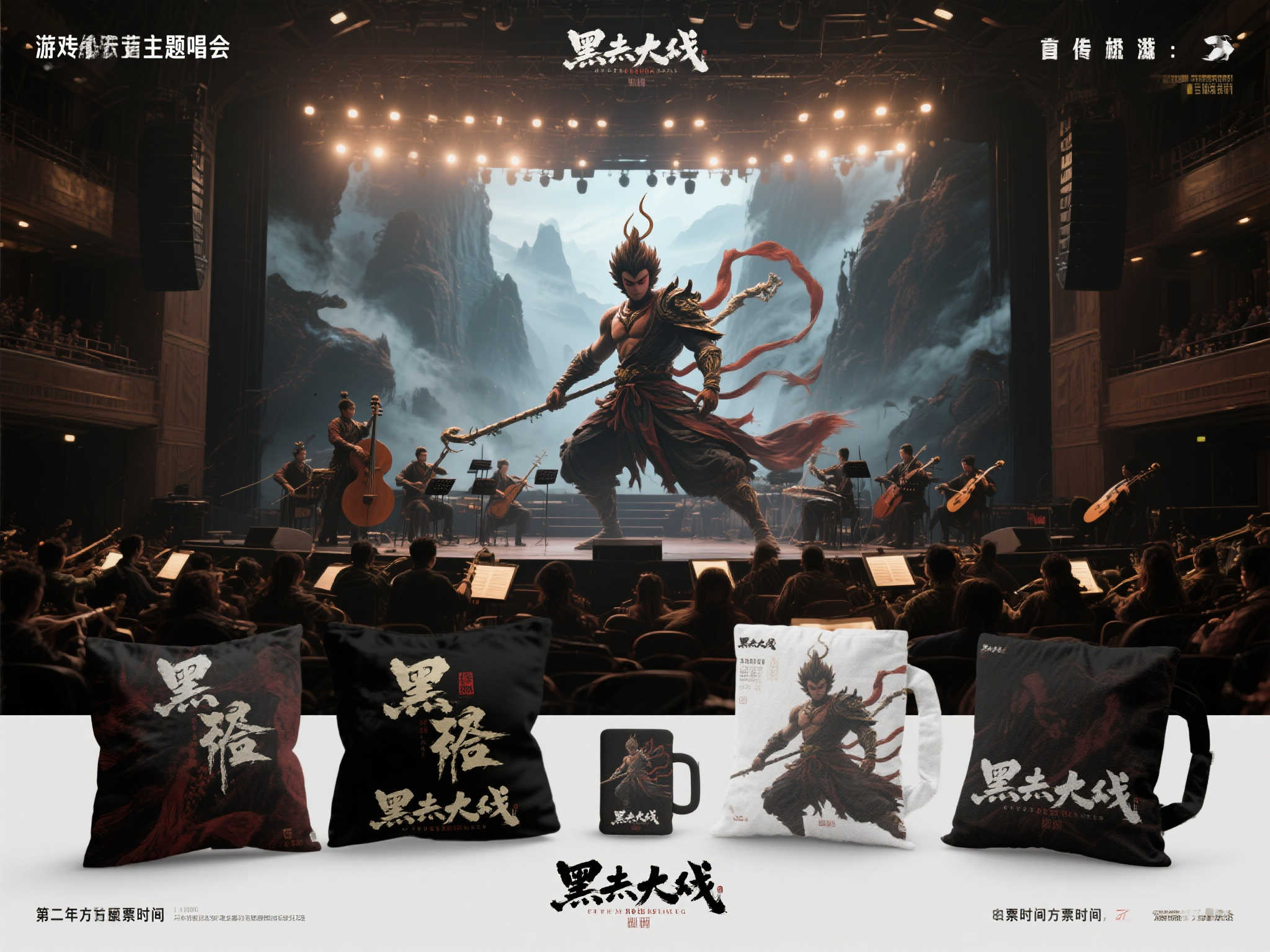 《黑神话:悟空》发布今年音乐会场地,门票今日13:18开售! 《黑神话:悟空》发布今年音乐会场地,门票今日13:18开售!