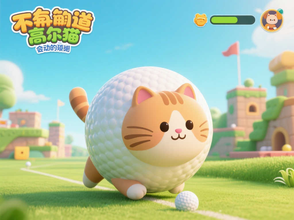 萌力爆棚!《奇趣高尔夫猫》上线,小圆猫变身高尔夫球! 萌力爆棚!《奇趣高尔夫猫》上线,小圆猫变身高尔夫球!